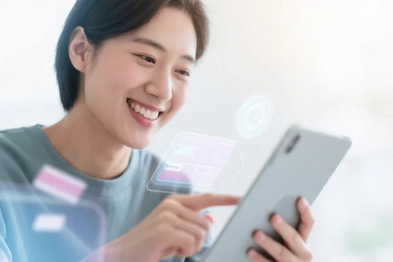 用户愉快地使用哈希互动平台